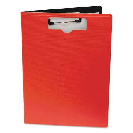 BAUMGARTENS 9" x 12" Portfolio Clipboard, 1/2" capacity, Red 61632